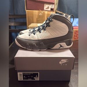 Brand new Air Jordan 9 Flint Grey (GS) size 7y/8.5 women